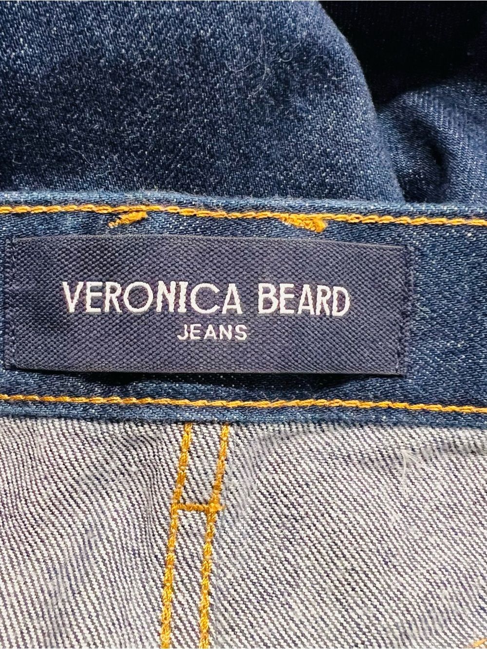 NWOT Veronica Beard Dylan High-Rise Straight Cuffed Jeans Sz-28 - Picture 5 of 8